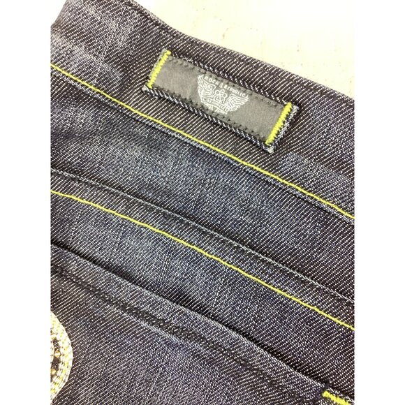 Rock Revival Womens Bootcut Kasandra Jeans*Embellished Pockets*Dark Wash*30*NWOT - Picture 5 of 12